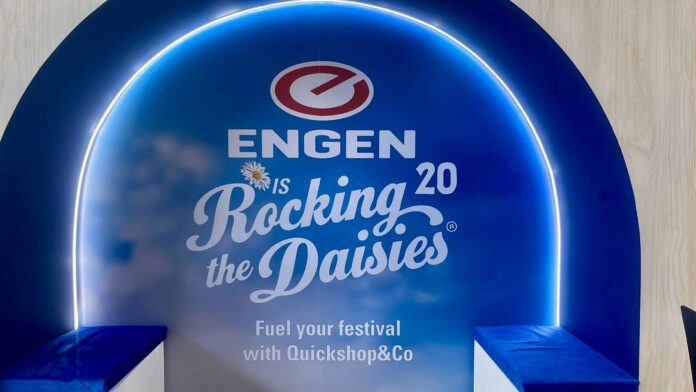 Engen turned up the energy at the 20th anniversary of Rocking the Daisies