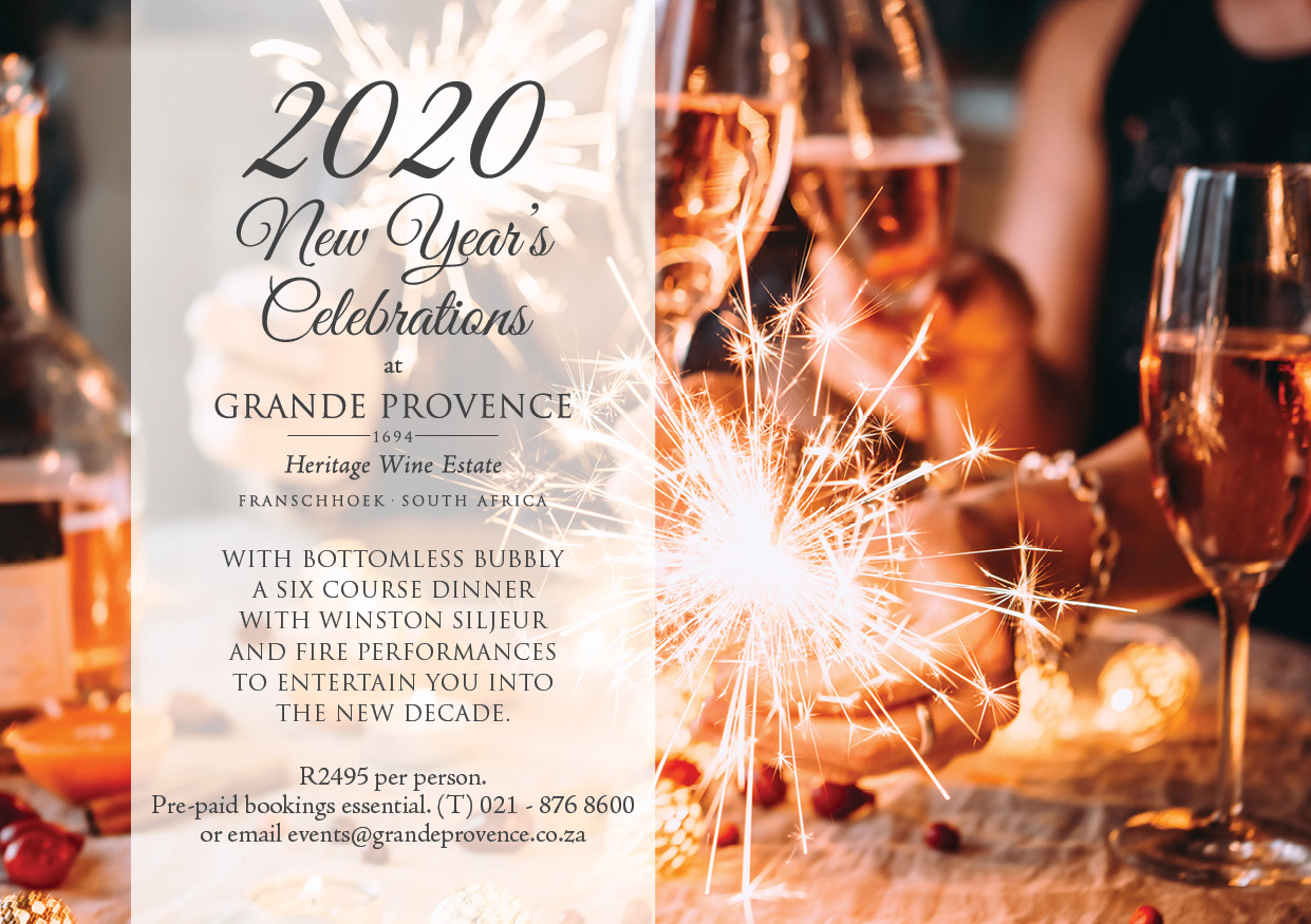 Grande Provence New Years Eve 2020